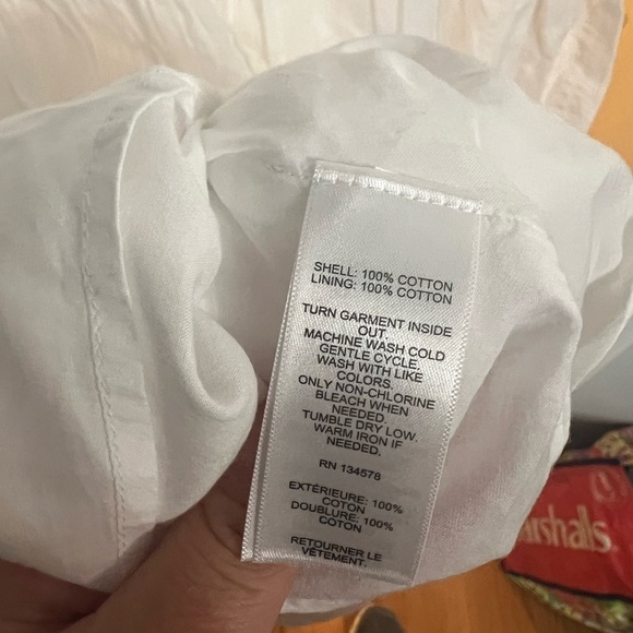 White vineyard vines dress! *great for summer bridal shower or country concert - Picture 7 of 10